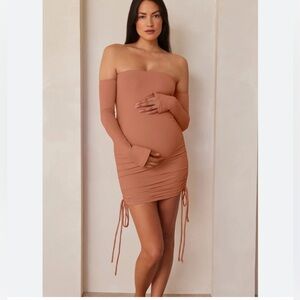 Bumpsuit Maternity The Lexi Off The Shoulder Dres… - image 1